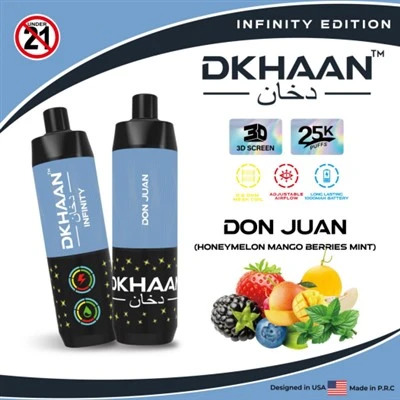 Jednorazová vapa Luckee Dkhaan Infinity 25000 Puff
